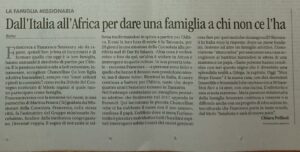 Dall'Italia all'Africa per dare un futuro a chi non ce l'ha